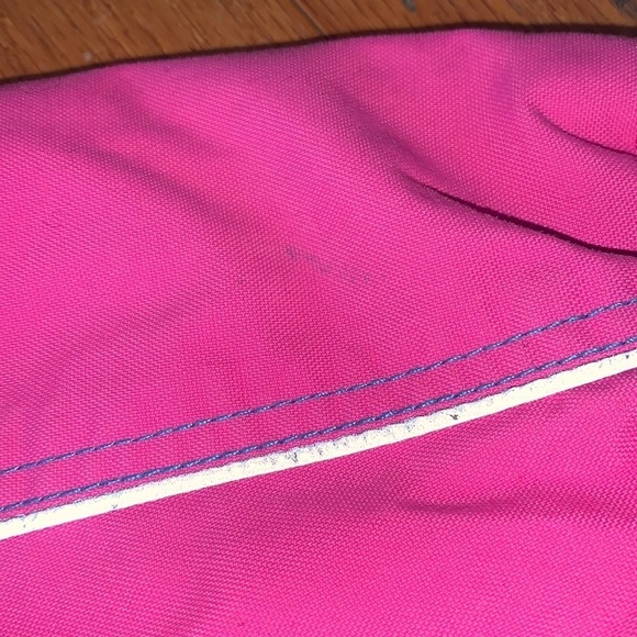 Hanna Andersson Pink and Blue Retro Style Winter Snow Jacket Size 80 (18-24M) - Picture 9 of 12